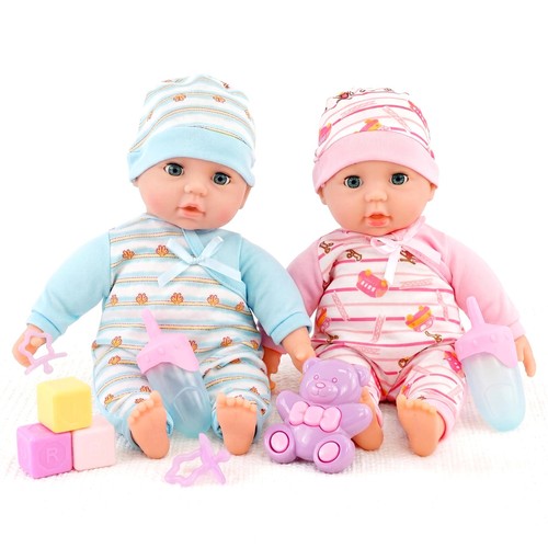 Twin baby dolls vinyl - dolls,