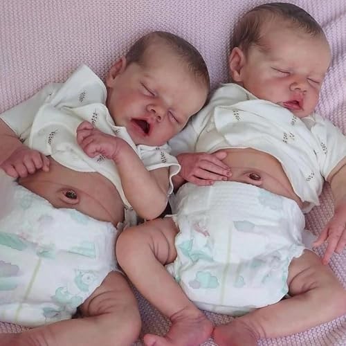 Reborn baby twin dolls inch - twin,