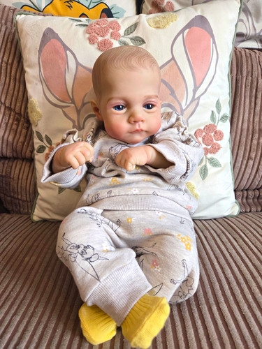 Realistic baby doll - doll, eyes
